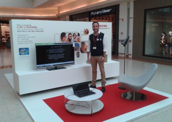 Toshiba com Demo Points nos Centros Comerciais