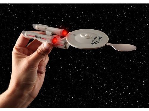 Enterprise em versão colher e Spock para vestir 1 Enterprise em versão colher e Spock para vestir