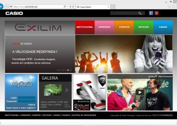 Casio tem novo site para as suas Exilim
