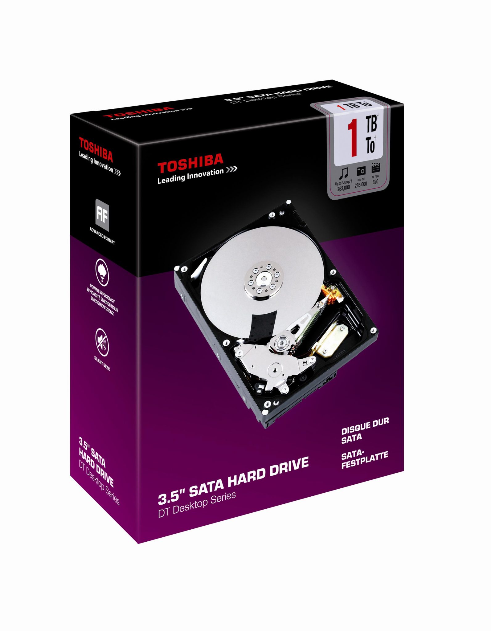 Toshiba – novos discos DT desktop