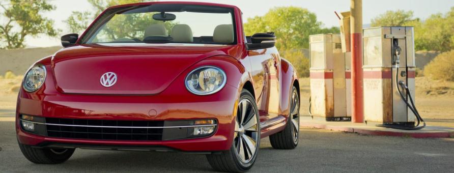 VW Beetle Cabrio na Primavera
