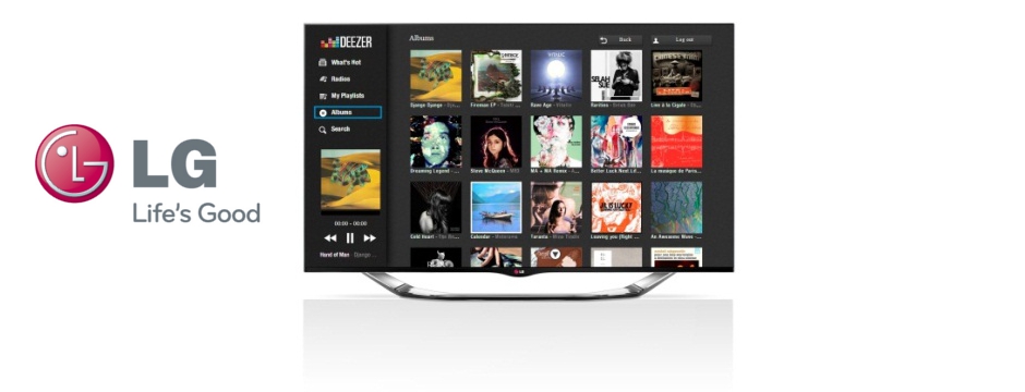 Deezer chega às Smart TVs LG