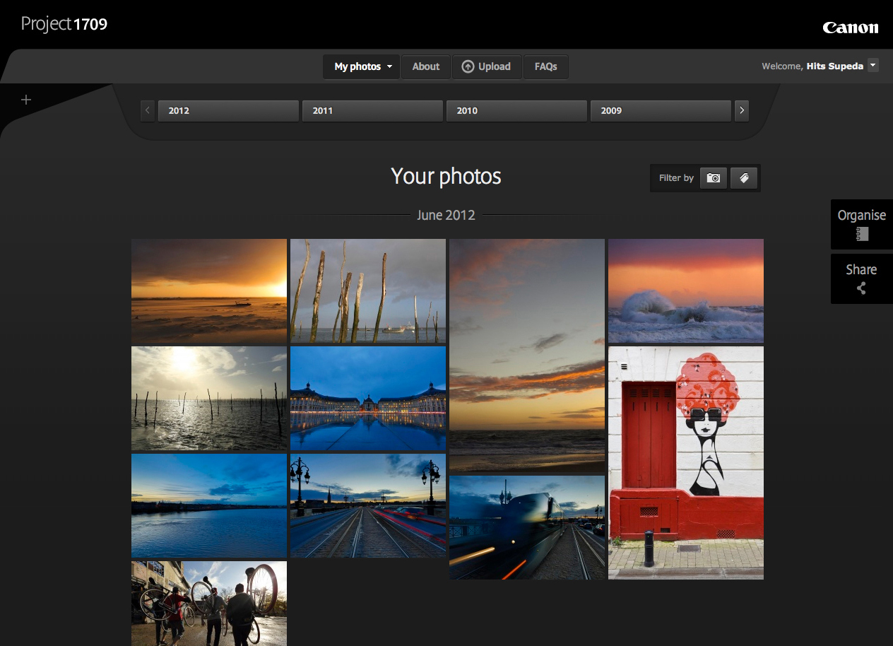 Canon reforça projecto 1709
