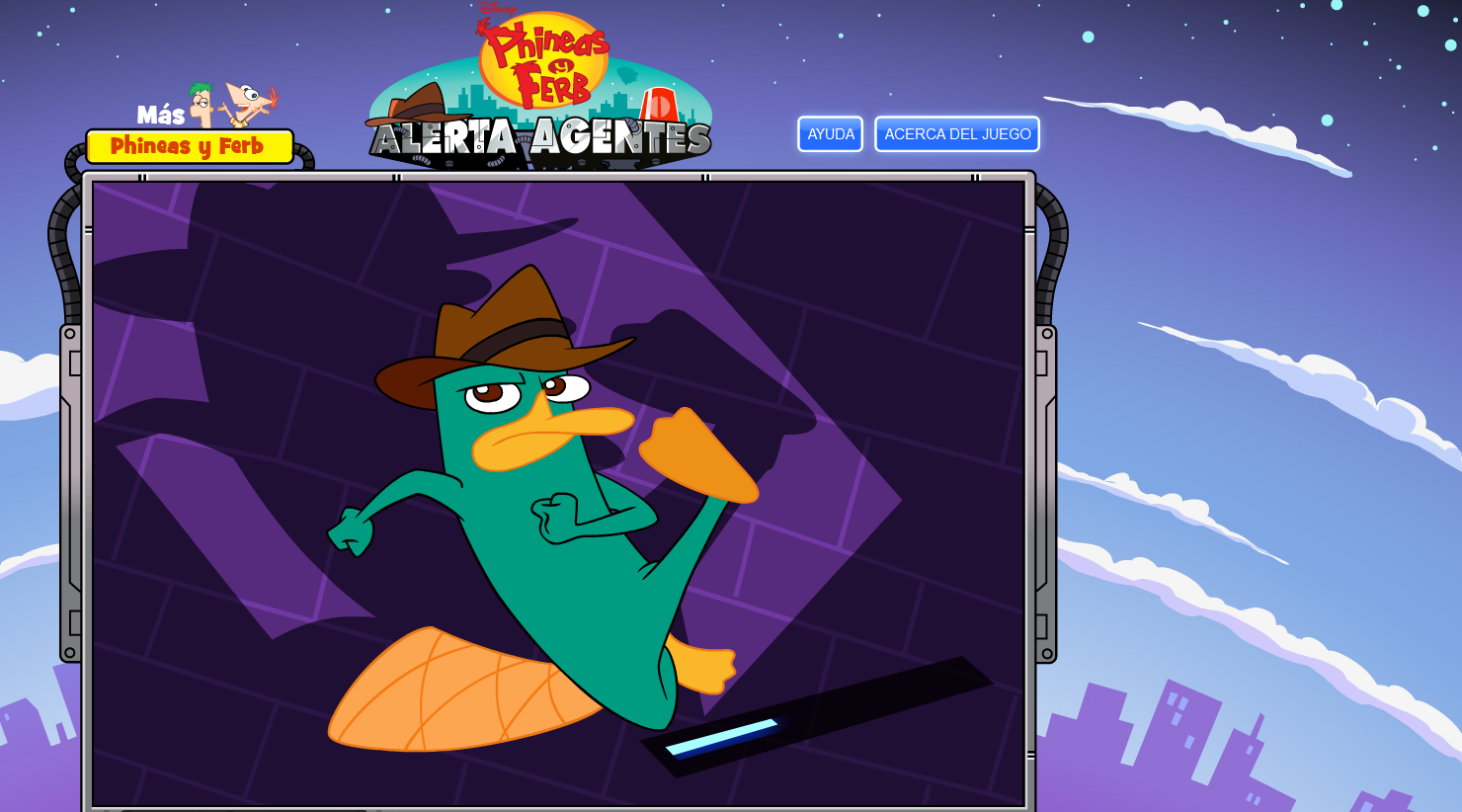 Phineas e Ferb: Alerta Agentes online da Disney
