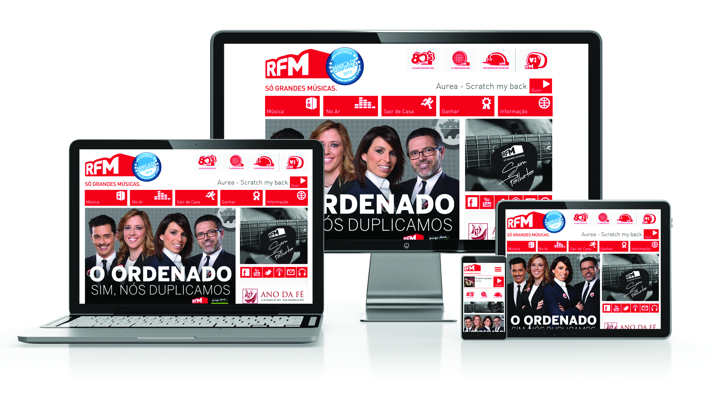 RFM estreia novo site e nova dinâmica