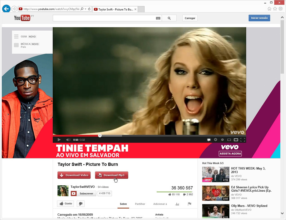 Nova versão do Free YouTube to MP3 Converter