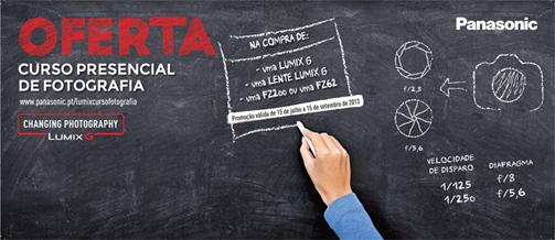 Compre uma Lumix e ganhe um curso foto