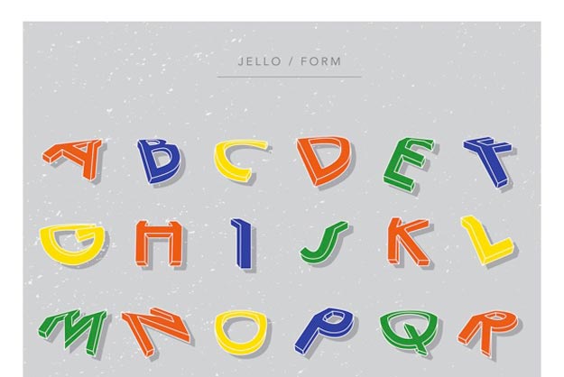 Dali inspira jovem estudante a criar novo tipo de letra 6 alexis gallo form typeface 3