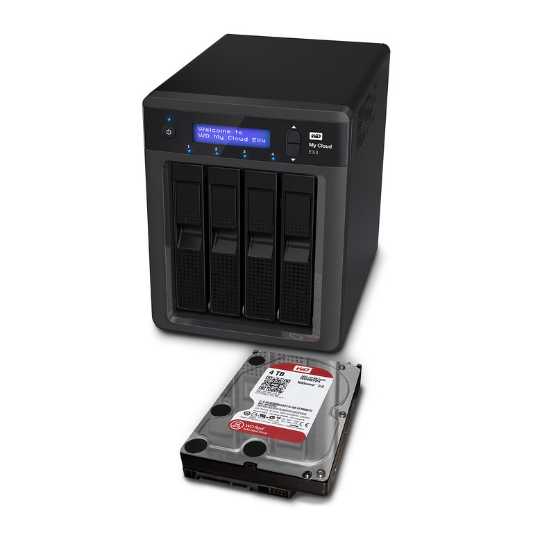 WD expande My Cloud até 16TB 5 EX4 Red Drive HigRes XL