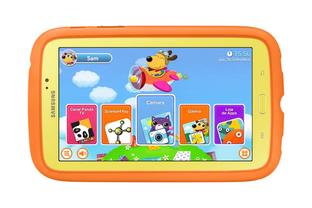 Samsung lança tablet para os petizes