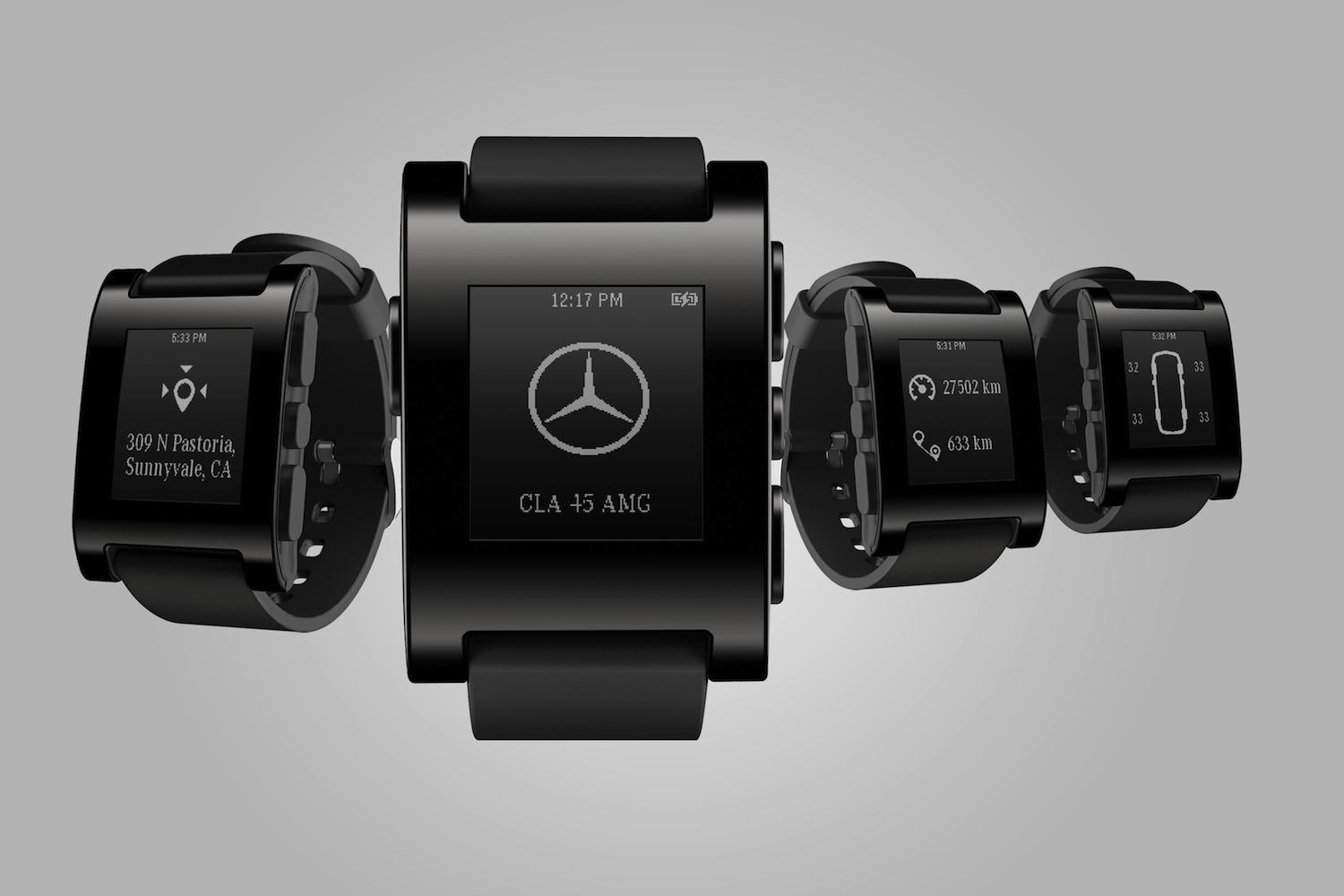 Mercedes e Pebble, a aplicação de uma parceria
