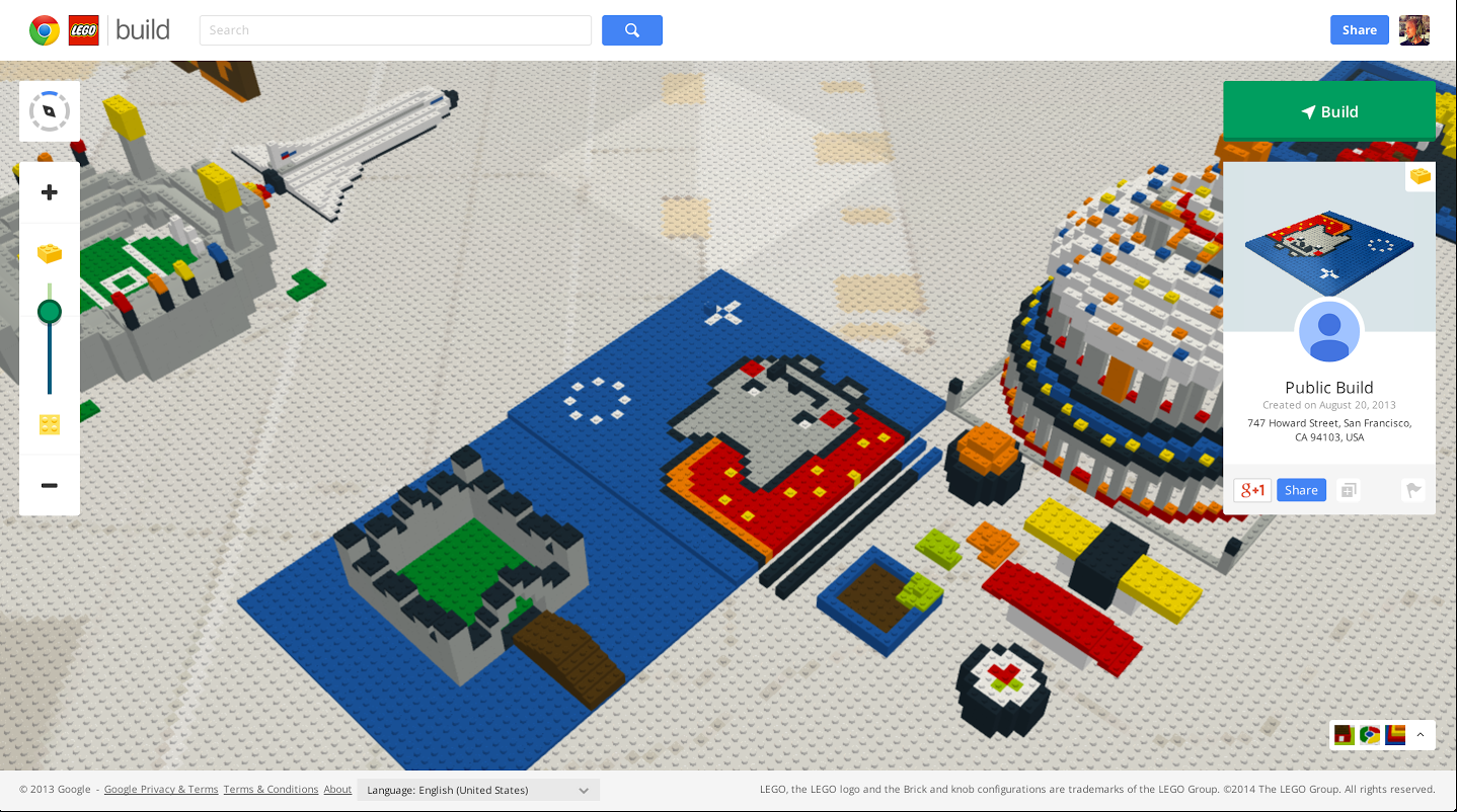 Google Chrome + Lego: construa o que quiser online e em 3D