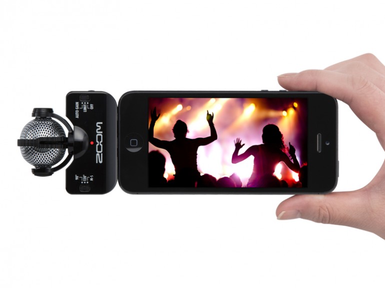 Zoom iQ5, microfone externo para iApples