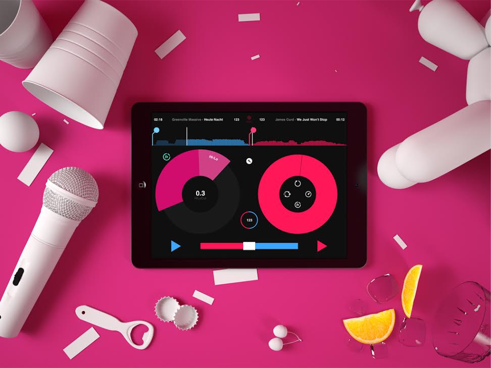 Pacemaker para iPad permite misturar músicas do Spotify