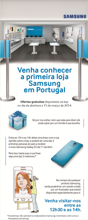 Samsung inaugurou a sua 1ª loja em Portugal