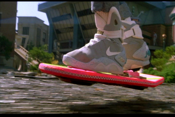 o skate voador de "Regresso ao Futuro" já existe 9 mcfly tenis