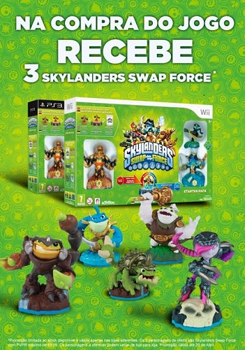 Ganha 3 skylanders nesta Páscoa