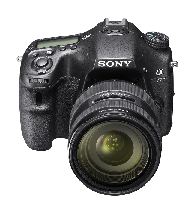 A nova Sony α77 II da Sony tem sistema de focagem automática de 79 pontos