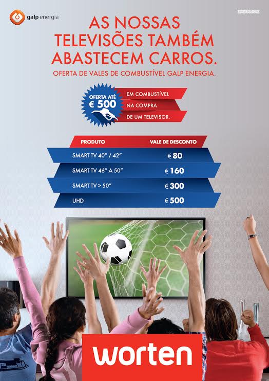 Comprar Smart Tvs na Worten vale descontos Galp