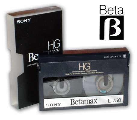 A notícia de hoje: a Sony termina oficialmente o formato Betamax 11 cass
