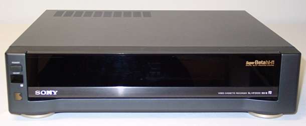 A notícia de hoje: a Sony termina oficialmente o formato Betamax 8 chf2000