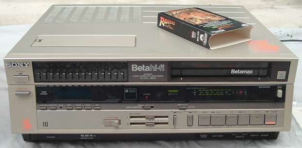 A notícia de hoje: a Sony termina oficialmente o formato Betamax 5 sonybetamaxsl 5200 1