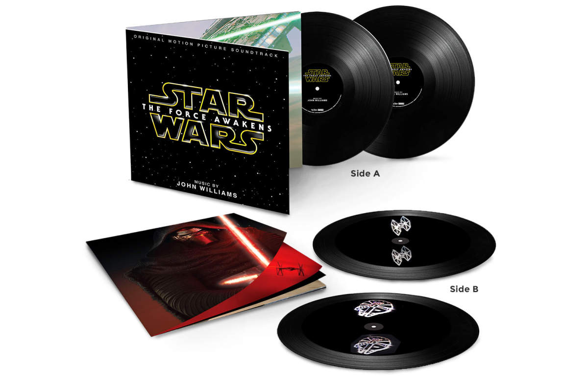 Banda sonora Star Wars “The Force Awakens” em vinil tem hologramas 3D