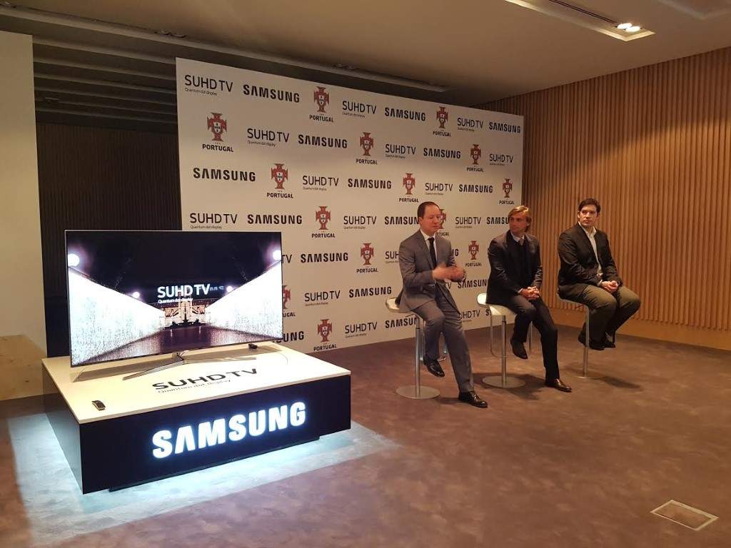 Samsung mostrou nova gama tv SUHD na nova Cidade do Futebol