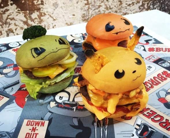 Depois de andar aos pokémons, delicie-se com os Pokéburgers