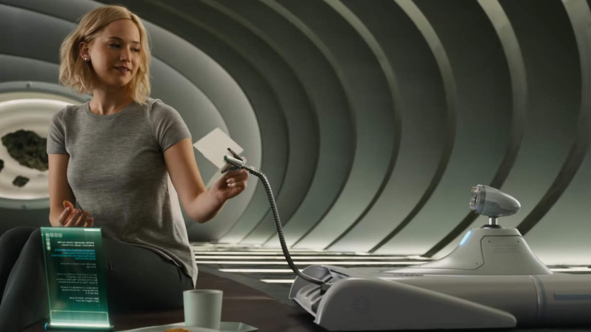 “Passengers” revisita uma estafada premissa dramática mas desta vez tem Jennifer Lawrence