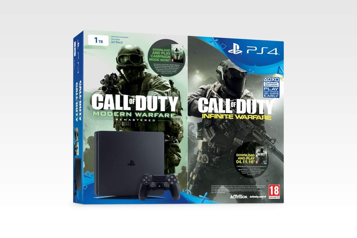 Bundles PS4 1TB com Call of Duty já estão disponíveis