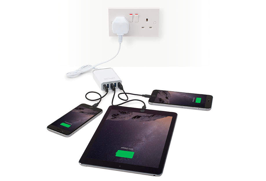 Techlink Recharge, um Hub de carregamento múltiplo para dispositivos móveis