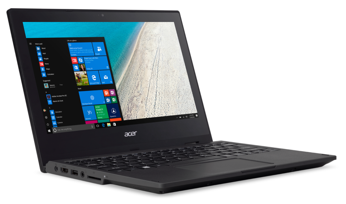 Acer TravelMate Spin B1, o portátil robusto a pensar na vida dificil dos professores