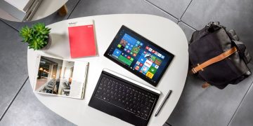 O escritório móvel: Tablet Alcatel 4G PLUS 12 e Smartphone IDOL 4 Pro com Windows 10