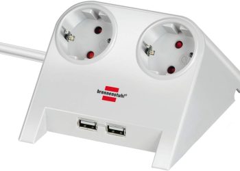 Brennenstuhl, o desktop power usb charger com 2 entradas usb