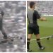Homem voou num drone para entregar a bola da taça de Portugal