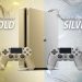 PlayStation 4 com edições limitadas em dourado e prateado