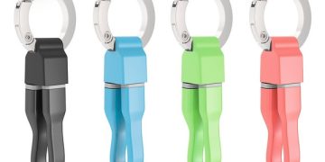 cabo Hama microUSB com porta-chaves