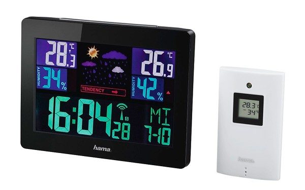 Hama “Color EWS-1400” para saber o tempo que faz lá fora e cá dentro 1 Hama “Color EWS-1400” para saber o tempo que faz lá fora e cá dentro