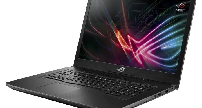 ASUS ROG Strix Scar Edition para jogos FPS já disponível em Portugal 1 O ASUS ROG Strix Scar Edition distingue-se imediatamente pelo acabamento premium em alumínio preto e logótipo ROG iluminado a vermelho.