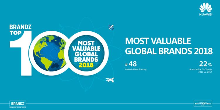 Huawei no Top 50 do BrandZ