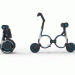 Smacircle S1 é a mais pequena scooter eléctrica dobrável do mundo, consegue fazer uma vintena de km, é muito leve, liga-se ao smartphone e cabe numa mochila. 
