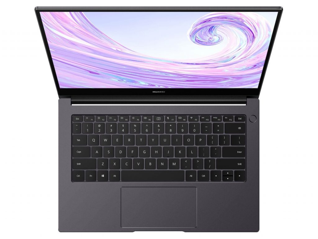 MateBook D14 Grey Top Open