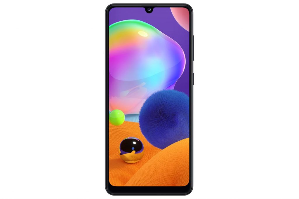 SM 315 GalaxyA31 Black Front