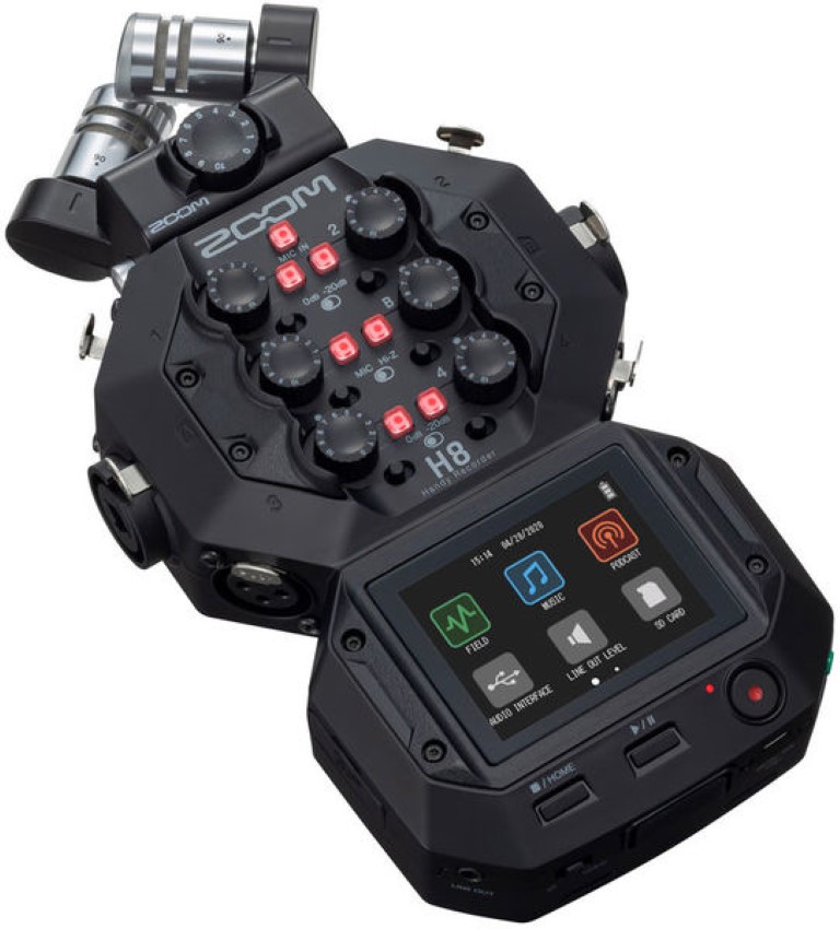 Zoom H8, o novo Handy recorder semi profissional 2 Zoom H8 Handy recorder