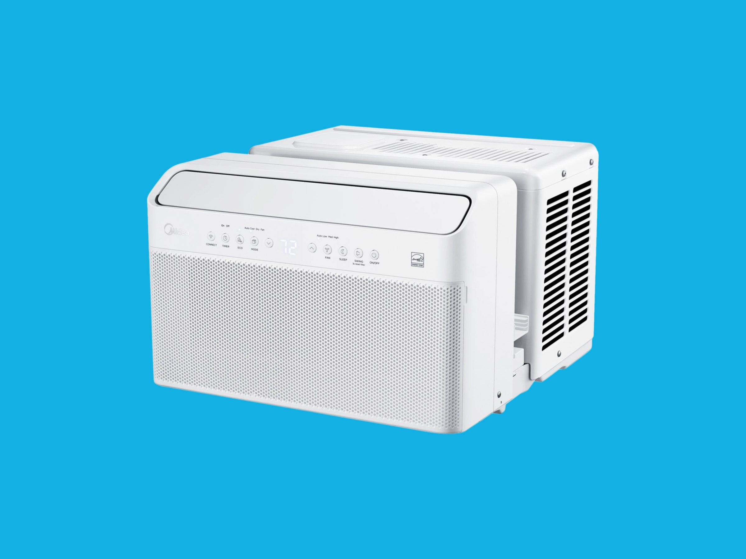 Midea reinventa Ar condicionado para janelas de correr 19 Media U Shaped
