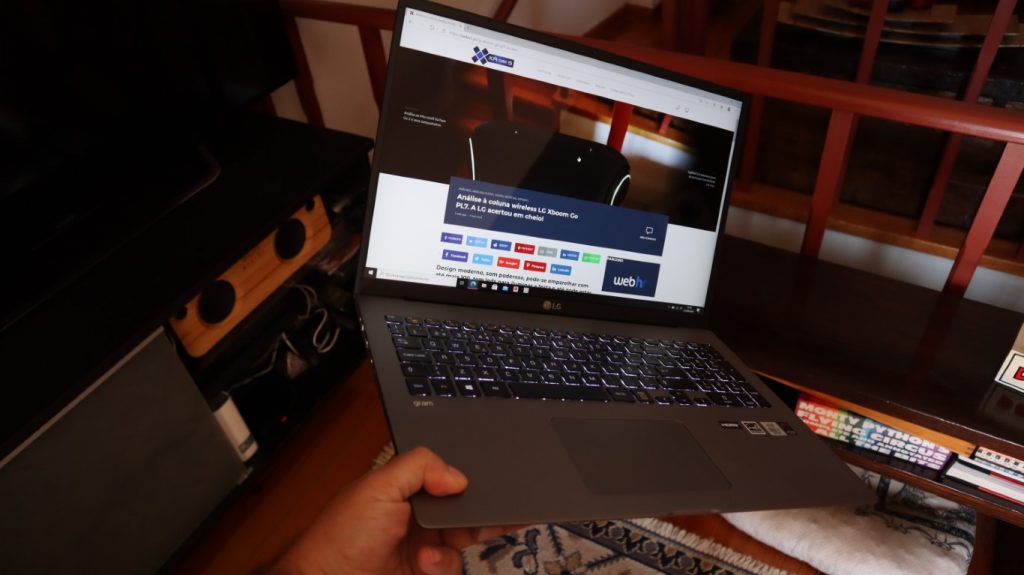 Análise LG Gram 17 (2020) 8 LG Gram 17 análise