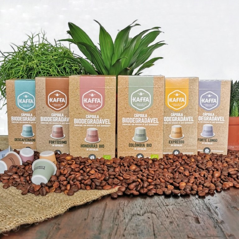 Kaffa lança nova cápsula Biodegradável e Compostável