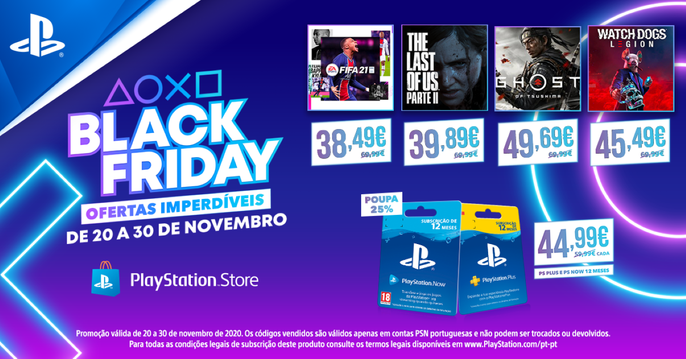 Playstation corta para metade alguns preços na Black Friday 5 Black Friday_PlayStation Store Xá das 5