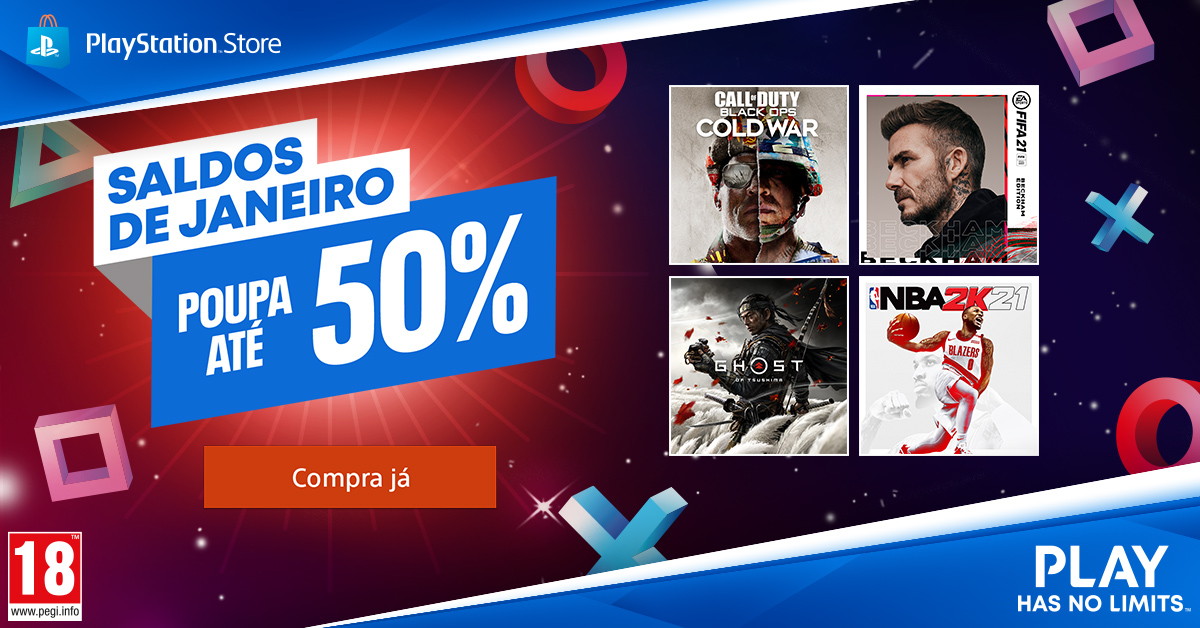 Saldos de Janeiro_PlayStation Store